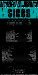 10/94 Site Listing by Relic 10/94