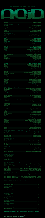 July 1997 Member/Site Listing by ACiD Staff