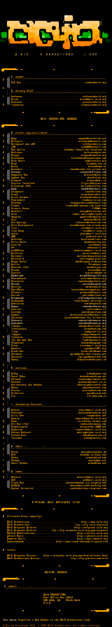 September 1999 Member/Site Listing by Packager