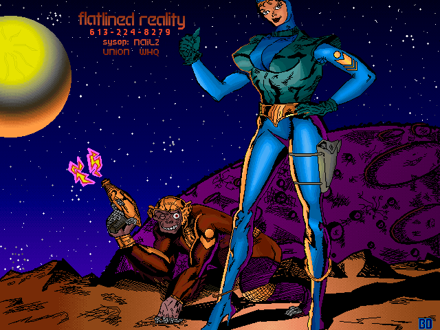 Flatlined Reality by Blue Devil