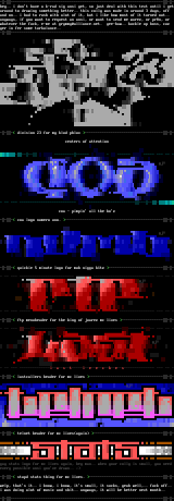 Coa ansi colly #1 by grymmjack (gj!)