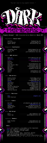 DARK Memberlist 03/97 by Multiple Authors