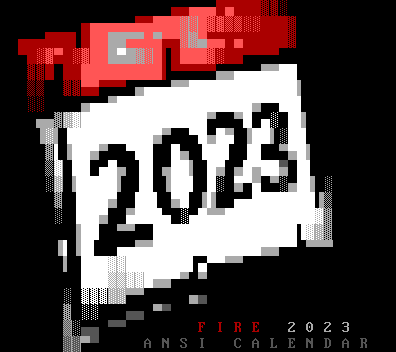 Fire Calendar 2023 by nail