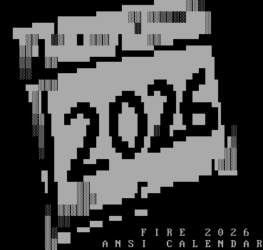 Fire Calendar 2026 by nail