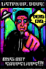 ANSi aRT sAVES LiVES by zir