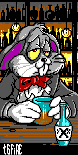 Buzzed Bunny by Toon Goon