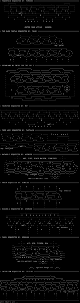 Ascii logos pack 13 by Warhack