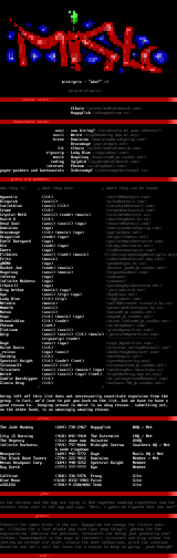 Mistigris June 1998 Member/sitelist by Quip / Cthulu