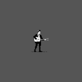 Johnny Cash by 8bit Poet