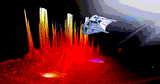Flyby Past The Crystal Towers by Atari Stash House