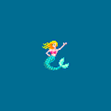 Mermaid by 8bit Poet