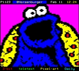 Cookie Monster by Horsenburger