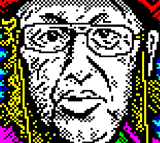 John McCririck by Horsenburger