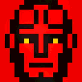 Hellboy by 8 bit baba