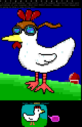 Ralph, the WONDER chicken by Hsifyppah