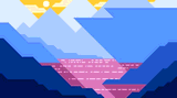 Angular Mountains by PixelArtForTheHeart