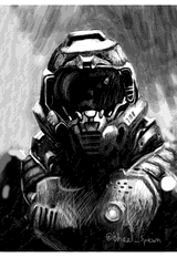 DooM Slayer by Bhaal_Spawn