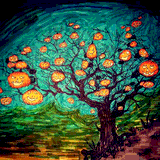 Halloween Tree by Theresa Oborn