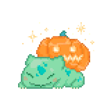 Pumpkin Bulbasaur by Emme_Doble