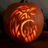 Crow pumpkin by Etana