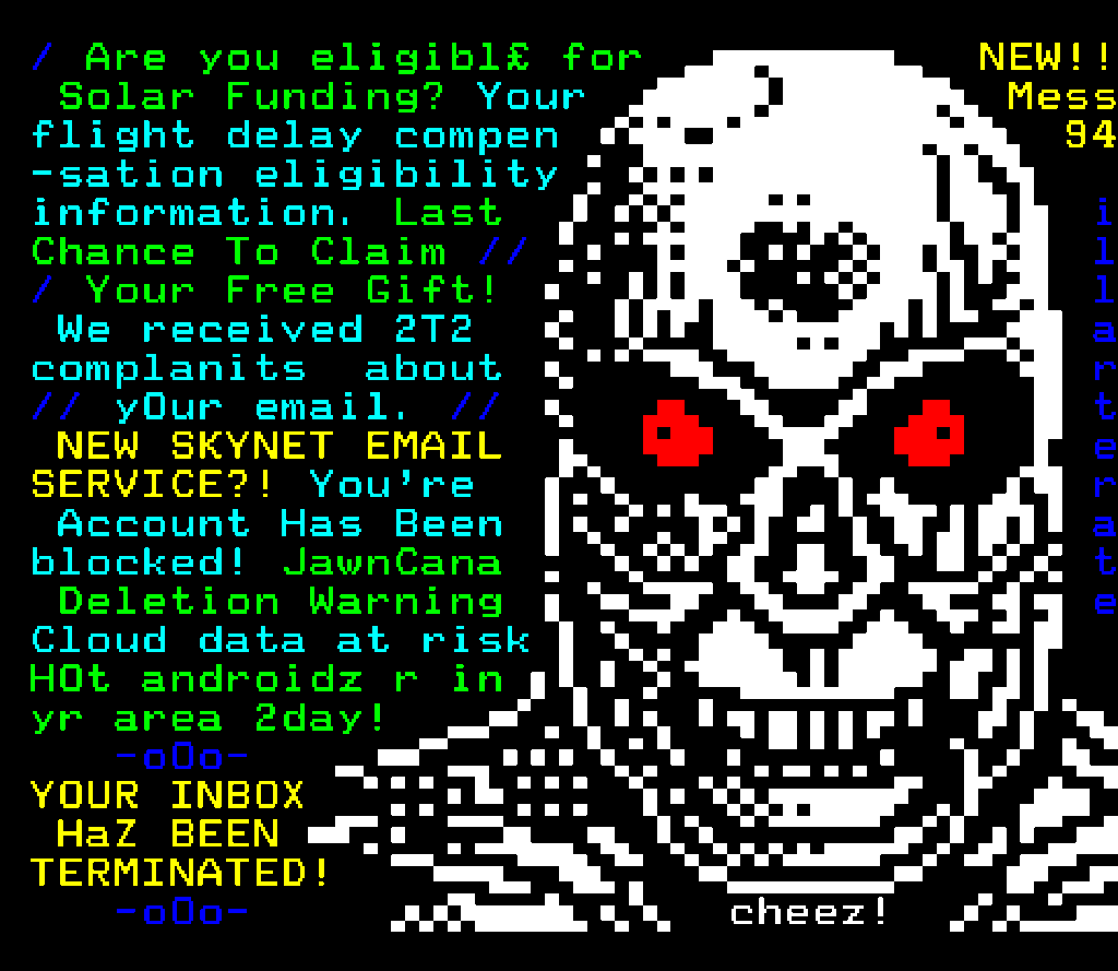 Your INBOX has been TERMINATED! by Illarterate