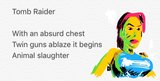 #GamingHaikus 16 - Tomb Raider by Bhaal_Spawn