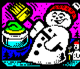 Curling Snowman by Illarterate