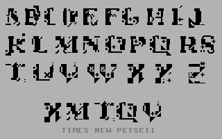 times new petscii by xmtqv