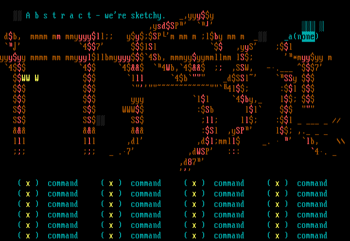 Abstract Main Menu by The Abs. Spinsister