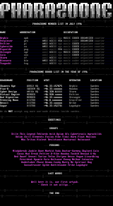 pharazoone june `96 memberlist by our lovely crew