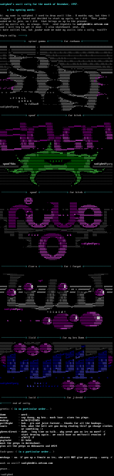 ascii colly by sudiphed