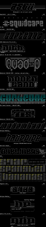 Ascii Logo Collection(1) by Mithrandir