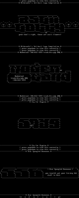 Ascii Logo Collection(3) by Mithrandir