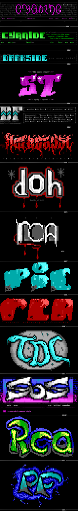 ANSI LOGOS by Mixed Artists