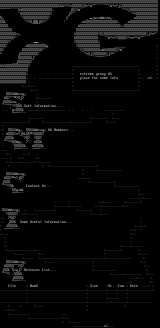 xgroup info-file layout by slash