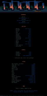 shade memberlist by shade