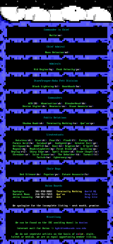 Union Productions 08/95 Memberlist by Union Staff